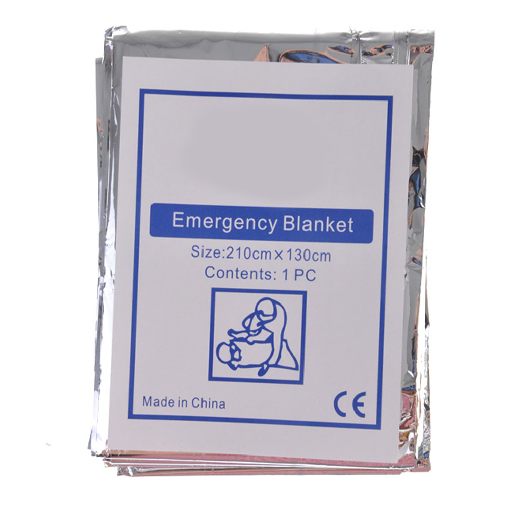 Survival Blanket Reflective - Emergency Outdoor Reflective Blanket Survival Warm