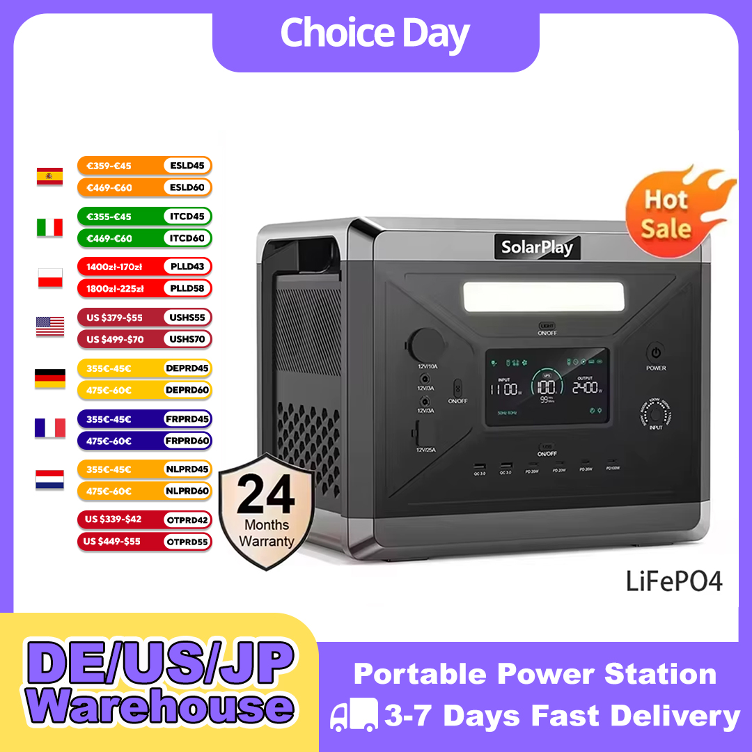 Solar Emergency Charger - SOLARPLAY Portable Power Station Q2501 For